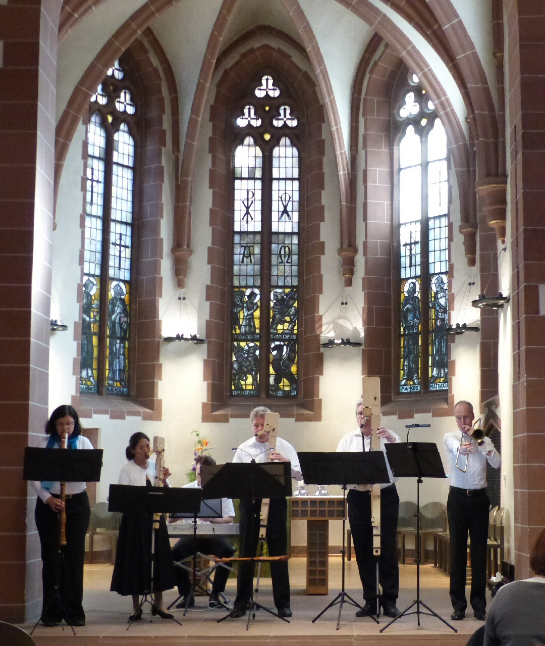 Blockflöten & Barockposaune 25.9.2016 Alte Nikolaikirche Frankfurt - 1